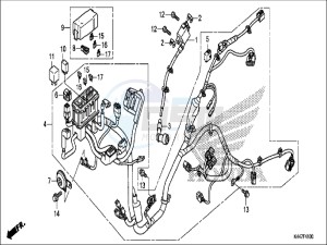 NSC110MPDH UK - (E) drawing WIRE HARNESS