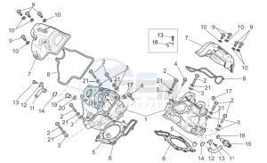 RXV-SXV 450-550 Vdb-Merriman drawing Cilinder head