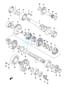 LT-A500XP Z drawing TRANSMISSION (2)