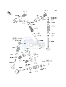 VN800 CLASSIC VN800-B10P GB XX (EU ME A(FRICA) drawing Valve(s)