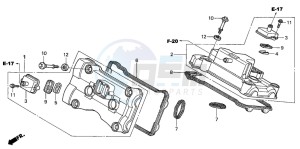 VFR800FI drawing CYLINDER HEAD COVER