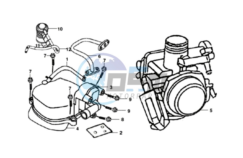 Cam shaft cyl.head l.side co