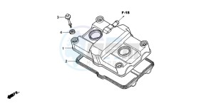 CBF500 drawing CYLINDER HEAD COVER