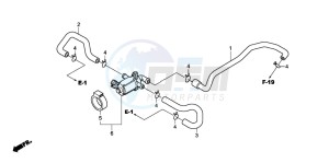 CBF1000T drawing AIR INJECTION CONTROL VALVE