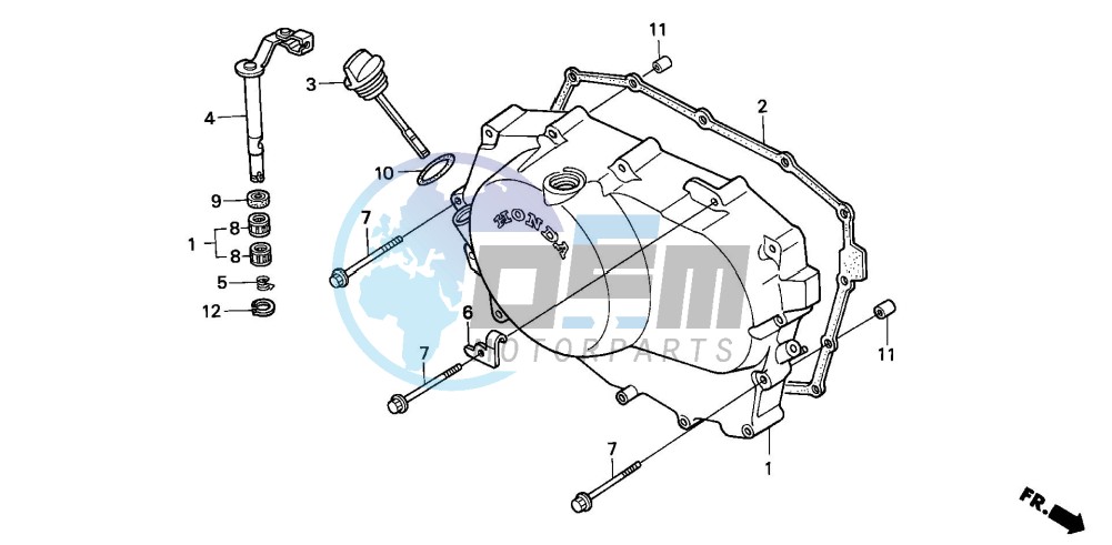 RIGHT CRANKCASE COVER