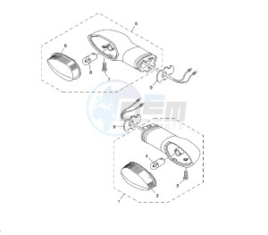 YBR 250 drawing FLASHER LIGHT