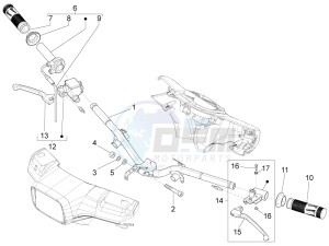 S 150 4T 3V ie Vietnam drawing Handlebars - Master cil