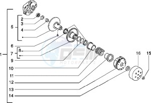 NRG 50 MC3 drawing Driven pulley