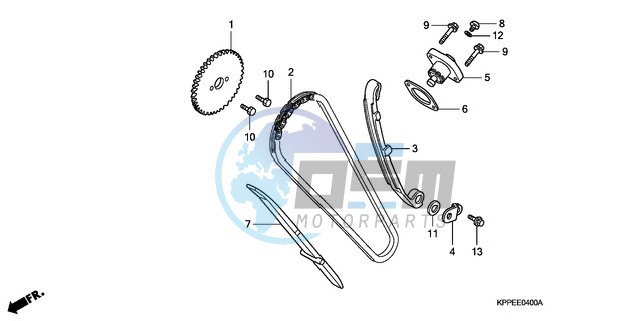 CAM CHAIN/TENSIONER