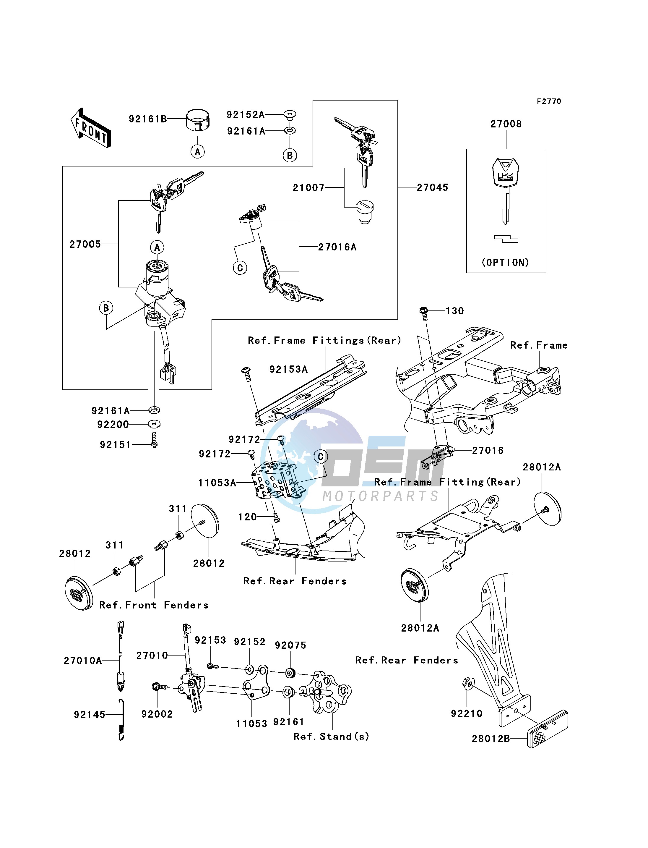 IGNITION SWITCH_LOCKS_REFLECTORS