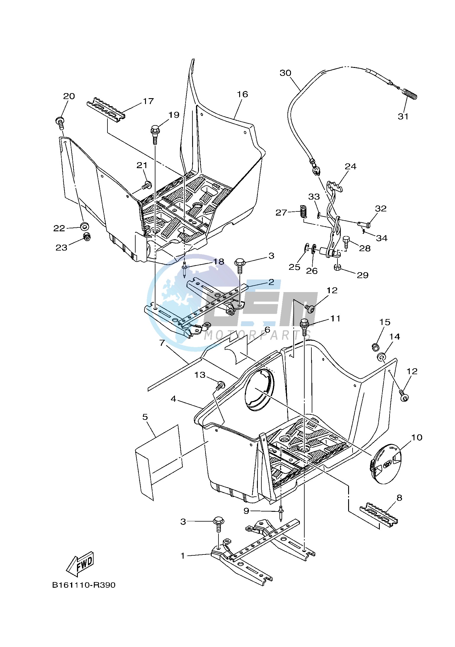 STAND & FOOTREST