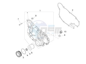 RS 125 RS REPLICA 4T E4 ABS (APAC) drawing Clutch cover