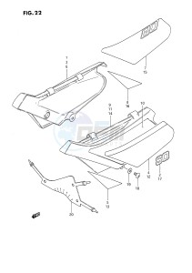 DS80 (E24) drawing FRAME COVER (MODEL H J K L M)