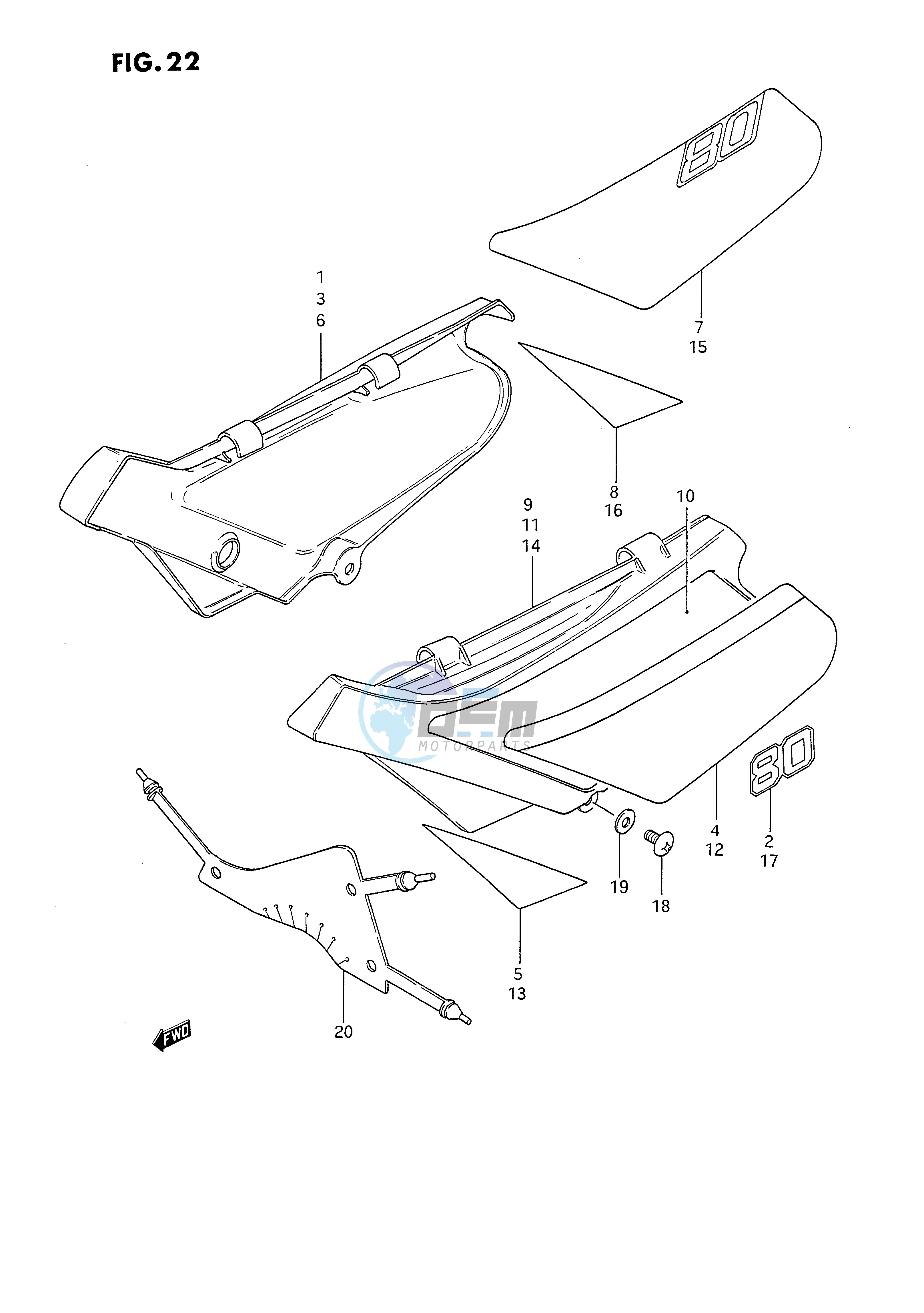 FRAME COVER (MODEL H J K L M)