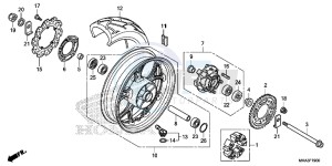 NC750XAG NC750X Europe Direct - (ED) drawing REAR WHEEL