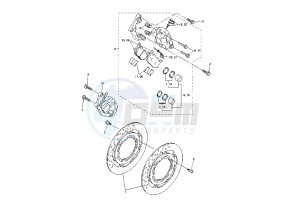 MT-03 660 drawing FRONT BRAKE CALIPER