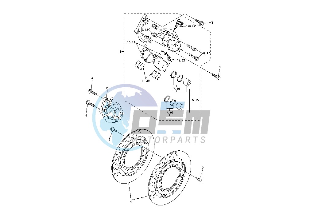 FRONT BRAKE CALIPER