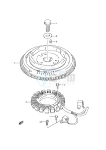 DF 25 V-Twin drawing Magneto