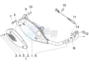 GTS 300 ie ABS Super (APAC) drawing Silencer