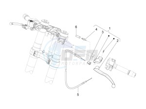 RS4 125 4T drawing Clutch control