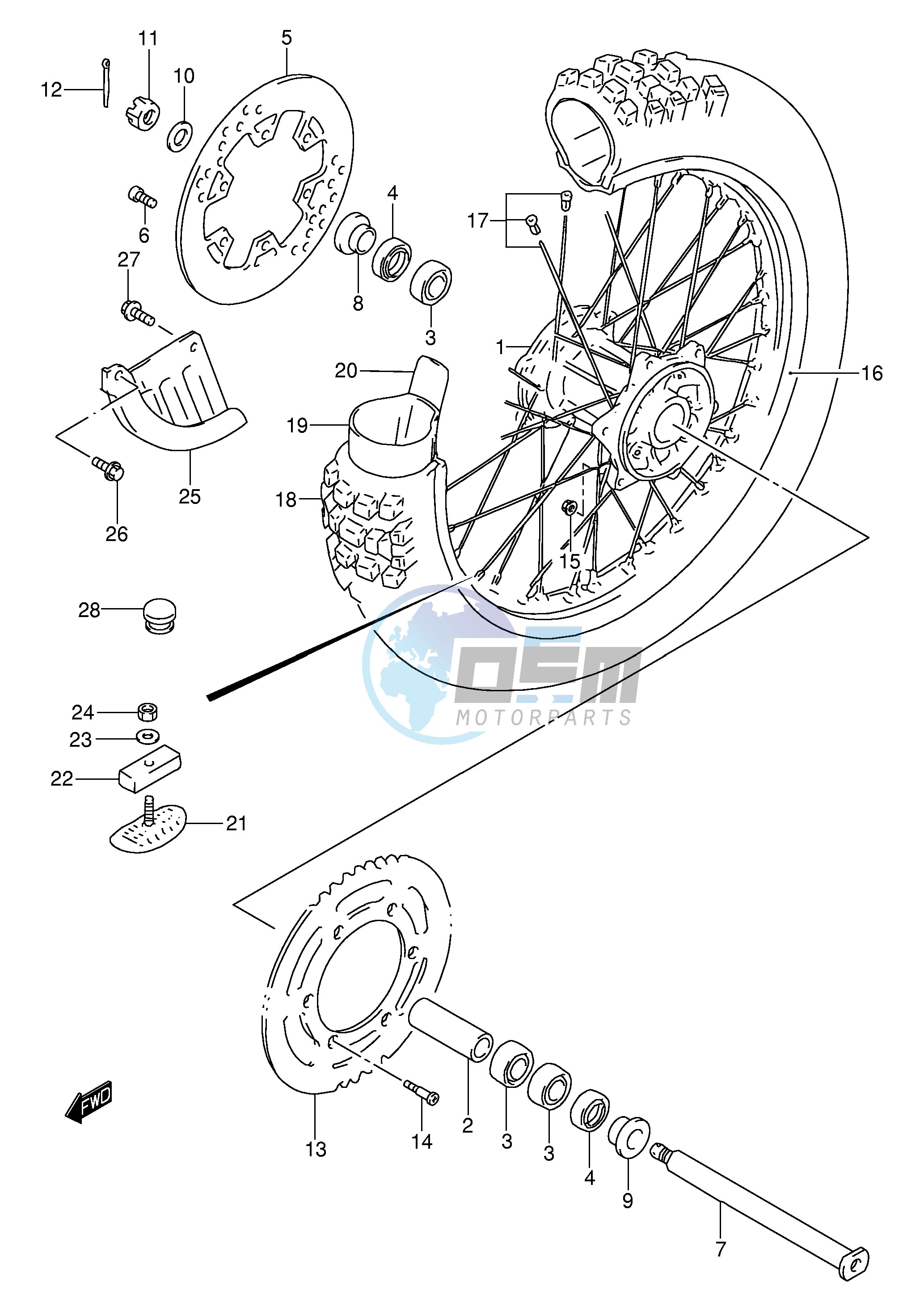 REAR WHEEL (MODEL Y)