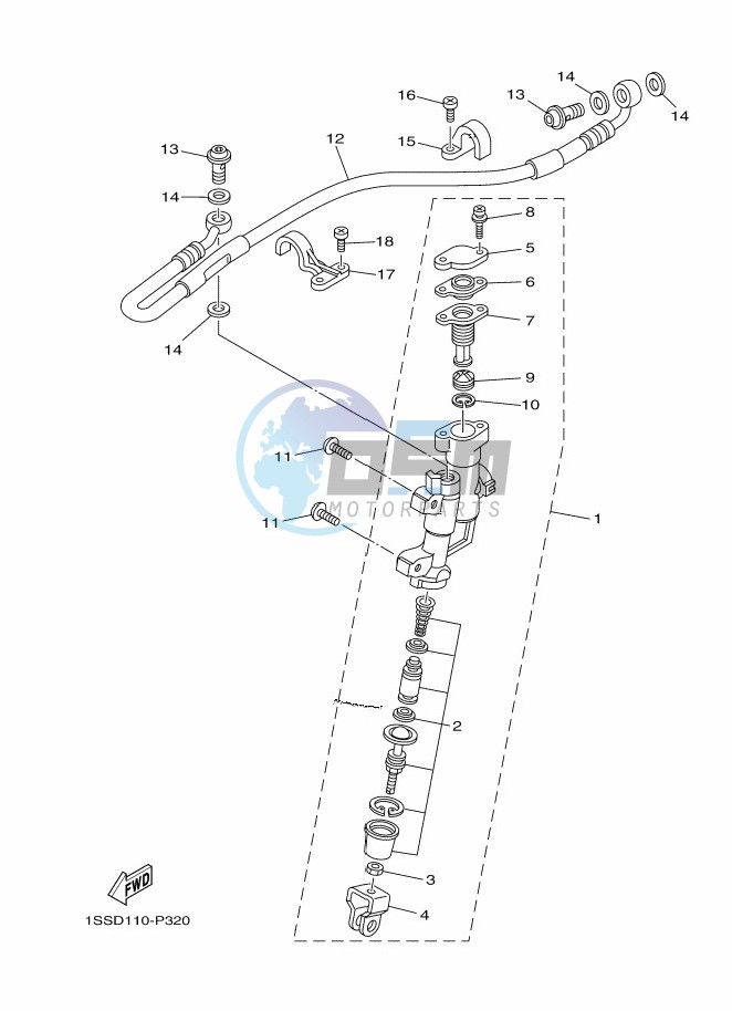 REAR MASTER CYLINDER