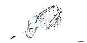 NSC110E Vision 110 - NSC110E UK - (E) drawing BODY COVER