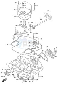 DF 350A drawing Engine Holder