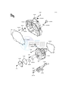 KLX125 KLX125CEF XX (EU ME A(FRICA) drawing Engine Cover(s)