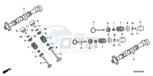 GL18009 BR / AB - (BR / AB) drawing CAMSHAFT/VALVE