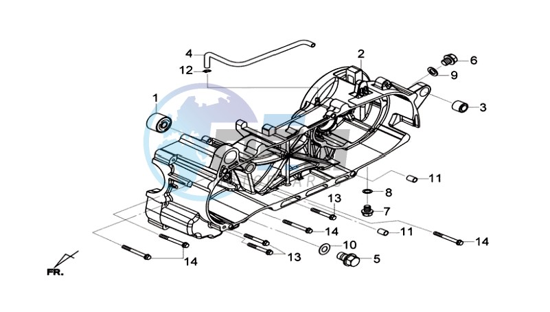 CRANKCASE LEFT