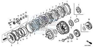 VT750C2BE Shadow - VT750C2B-E UK - (E) drawing CLUTCH