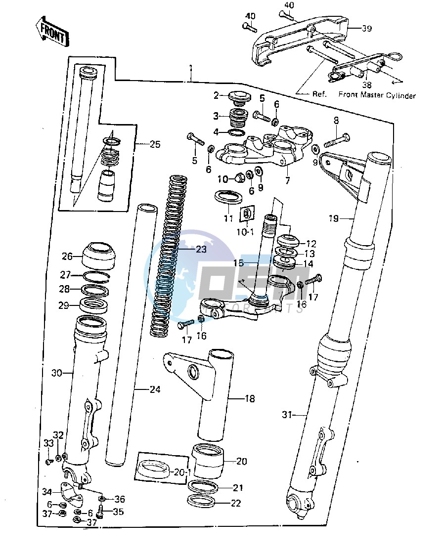 FRONT FORK -- 79-80 A3_A3A_A4- -