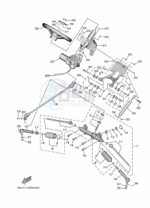 YXE1000EW YX10EPAM (B4M5) drawing STEERING