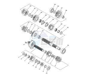 XTZ SUPER TENERE 1200 drawing TRANSMISSION