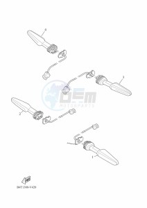 TRACER 700 MTT690-A (B4T1) drawing FLASHER LIGHT