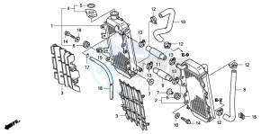 CRF150R CRF150R drawing RADIATOR