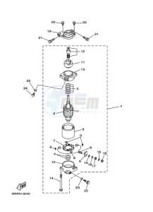 D150H drawing STARTER-MOTOR