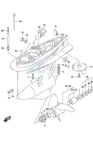 DF 150 drawing Gear Case (C/R)