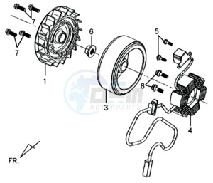 MIO 50 L5-L6 drawing MAGNETO / FLYWHEEL