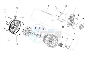 SHIVER 900 E4 ABS (NAFTA) drawing Clutch cover