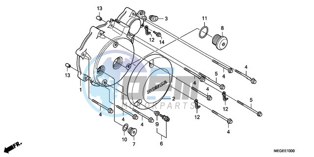 LEFT CRANKCASE COVER