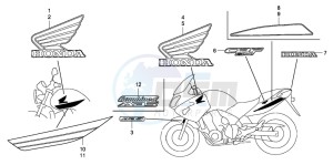 CBF600SA drawing MARK