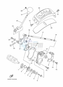 YFM700FWBD YFM70KPAK (B5K6) drawing SHIFT SHAFT