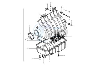 X9 500 drawing Air Cleaner