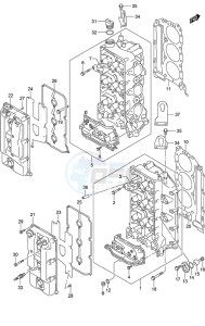 DF 300AP drawing Cylinder Head