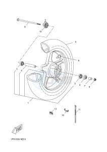 NS50F AEROX 4 (1GB3 1GB3 1GB3) drawing FRONT WHEEL