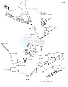 NINJA 650 EX650KHF XX (EU ME A(FRICA) drawing Fuel Evaporative System