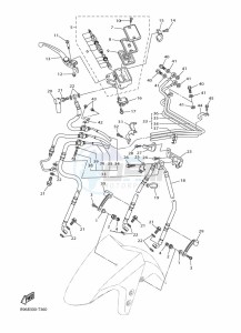 FJR1300-AE (BNP5) drawing FRONT MASTER CYLINDER