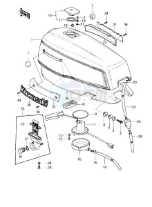 KZ 1300 B [B2] drawing FUEL TANK